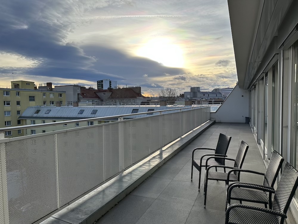 Terrasse im Dachgeschoss